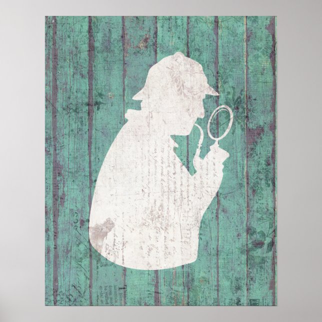 Poster Inspecteur vintage - Enquêteur (Devant)