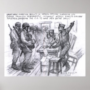 Poster Inspection à bras courts