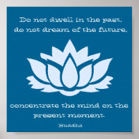 Poster inspirant de la citation du rêve de Bouddha