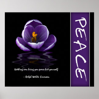 Poster inspirant pour la paix