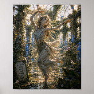 Poster Inspiration / Danseur Moderne / Jardin Botanique