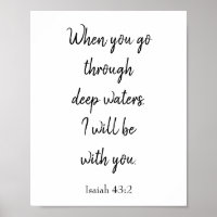 Inspiration de la Bible Verse Je serai avec vous