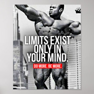 Poster Inspiration de la construction du corps