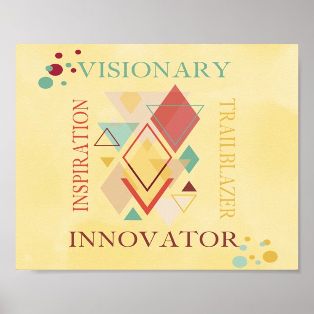 Poster Inspiration de l'innovateur de Trailblazer Visionn (Devant)