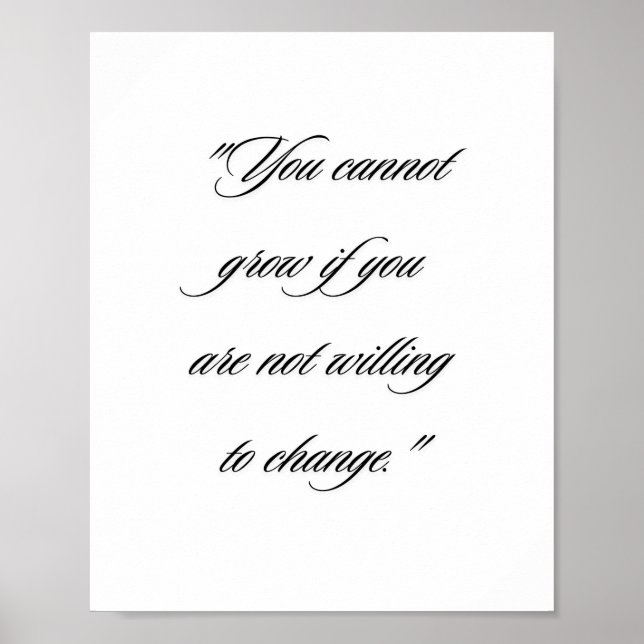 Poster Inspiration murale, Citation Motivationnelle, Insp (Devant)
