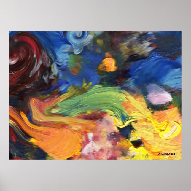 Poster inspiration Vincent Van Gogh (Devant)