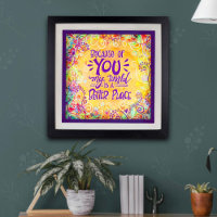 Inspirationnel à cause de vous classe jaune