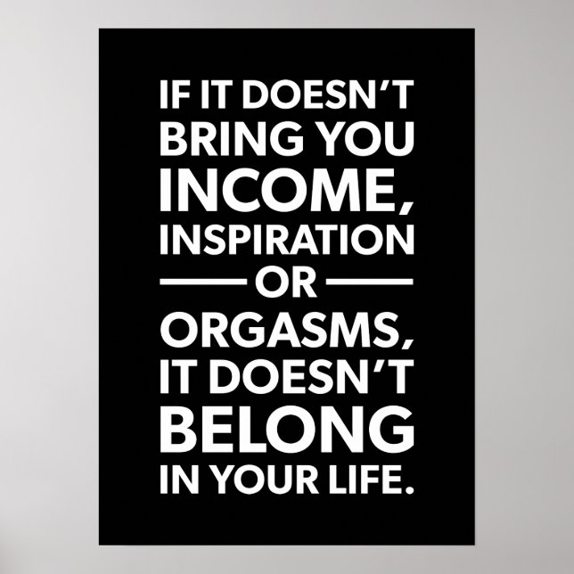 Poster Inspirationnel amusant (Devant)