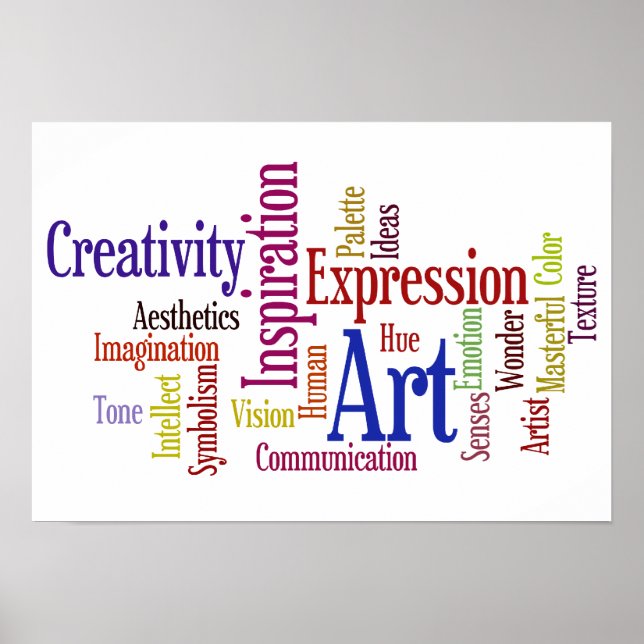 Poster Inspirations artistiques - Art et créativité (Devant)