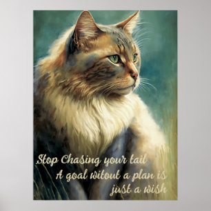 Poster Inspiré Avec Citation De Productivité