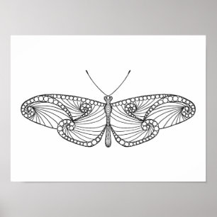 Poster Inspired Butterfly Art 2