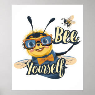 Poster Inspirée par l'abeille