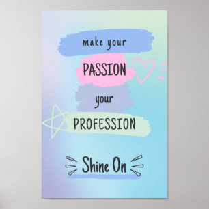 Poster Inspirer La Citation Motivationnelle Sur La Passio