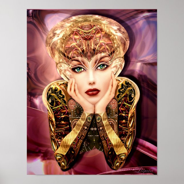 Poster Instalator Cyborg Print (Devant)