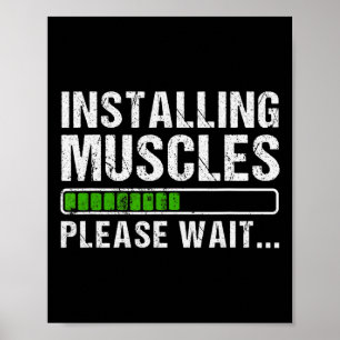 Poster Installation des muscles