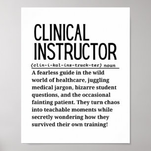 Poster Instructeur clinique