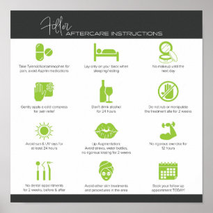 Poster Instructions de remplissage