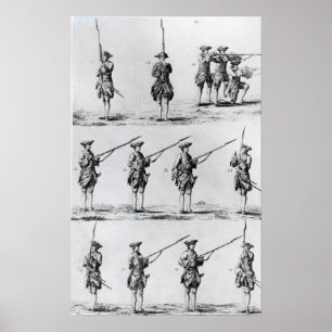 Poster Instructions pour un exercice Bayonet