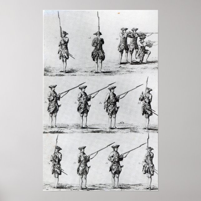 Poster Instructions pour un exercice Bayonet (Devant)