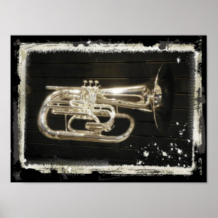 Poster Instrument de musique en argent