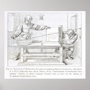 Poster Instrument de précision mathématique