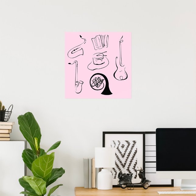 Poster Instruments de musique (Créateur téléchargé)