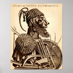Poster Instruments de subsistance humaine - Agriculture