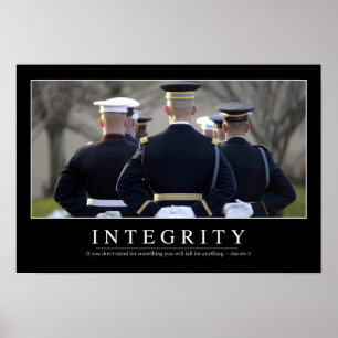 Poster Intégrité : Citation inspirée
