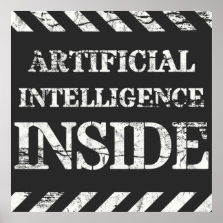 Poster Intelligence artificielle à l'intérieur