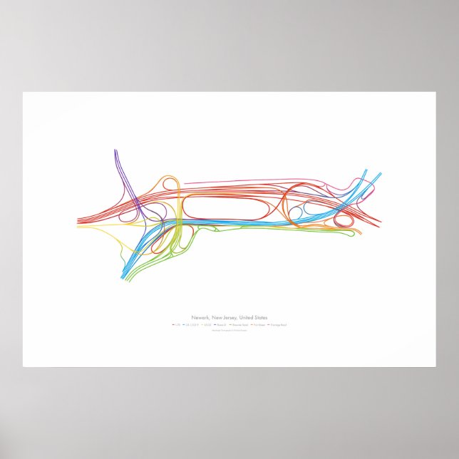 Poster Interchange Chorégraphie: Newark, NJ, US 2 (Devant)