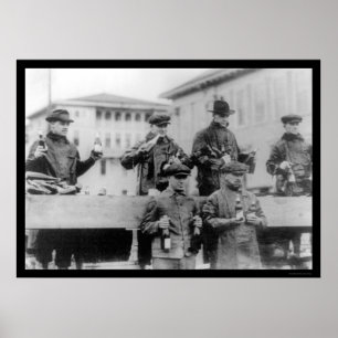 Poster Interdiction de bière dans la ville de Zion, IL