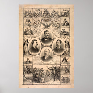 Poster Interdiction par Kurz & Allison (1888)