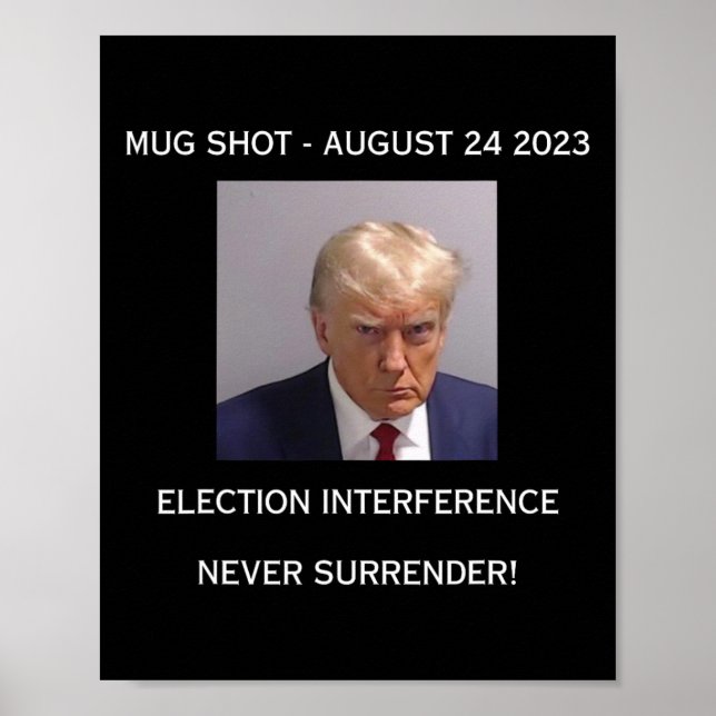 Poster Interférence Électorale Ne Cessez Jamais ! (Devant)