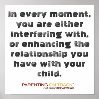 Poster Interférer avec ou améliorer?