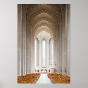 POSTER INTÉRIEUR CATHÉDRALE VIDE
