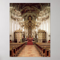 Intérieur, conçu par Balthasar Neumann 1734-54