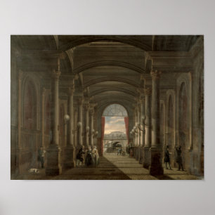 Poster Intérieur de la Gare Saint-Lazare