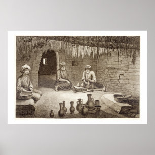 Poster Intérieur de l'atelier d'un potier, du volume II