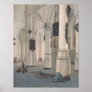 Poster Intérieur de l'église