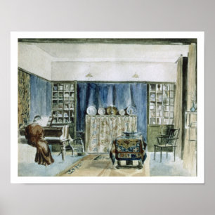 Poster Intérieur de manoir de Kelmscott (la semaine sur