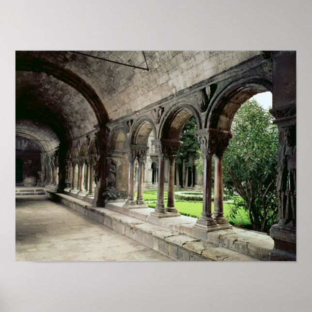 Poster Intérieur du cloître 2 (Devant)