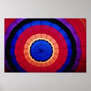Poster Intérieur d'un ballon à air chaud