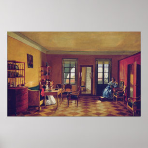 Poster Intérieur d'un grenier