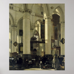 Poster Intérieur d'une église