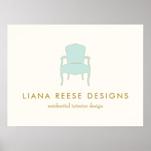 Poster Interior Design French Chair