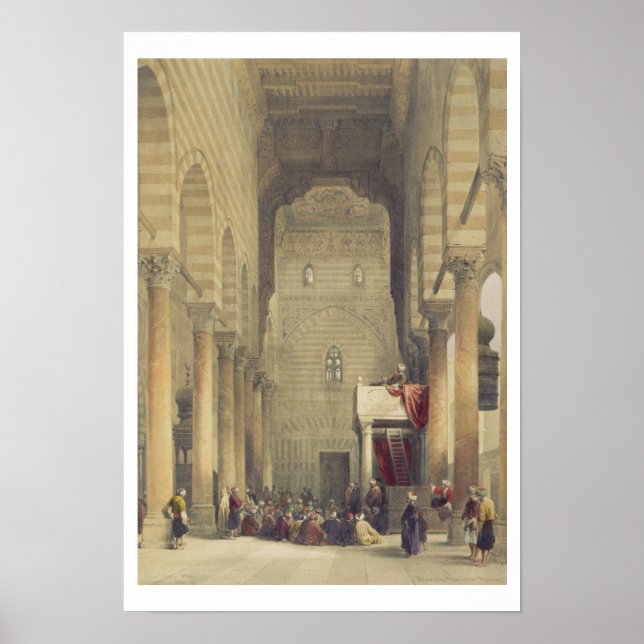 Poster Interior of the Mosque of the Metwalys, Cairo, fro (Devant)