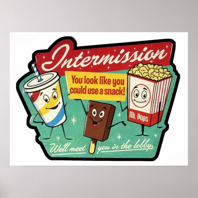 Poster Intermission (Devant)