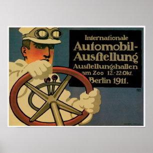 Poster International Automobile Exhibition