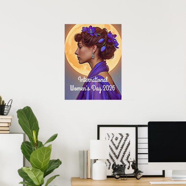 Poster  International Women's Day 2026 (Bureau à domicile)
