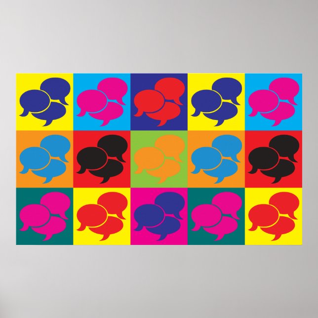 Poster Interprétation de l'art pop (Devant)